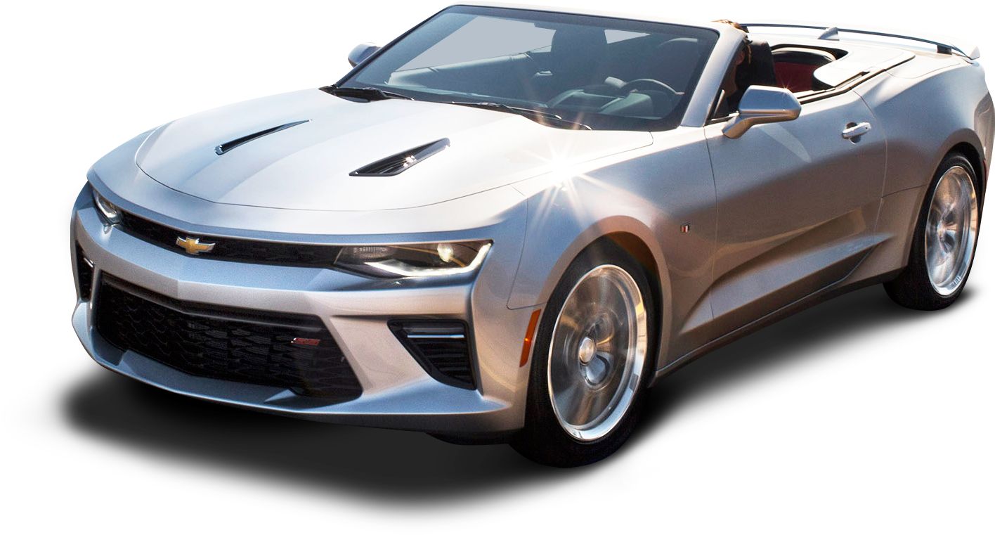 Chevrolet Camaro Convertible Silver Car Png Image (1492x831), Png Download