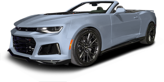 Convertible Chevrolet Png Image - 2018 Yellow Camaro Convertible (640x390), Png Download