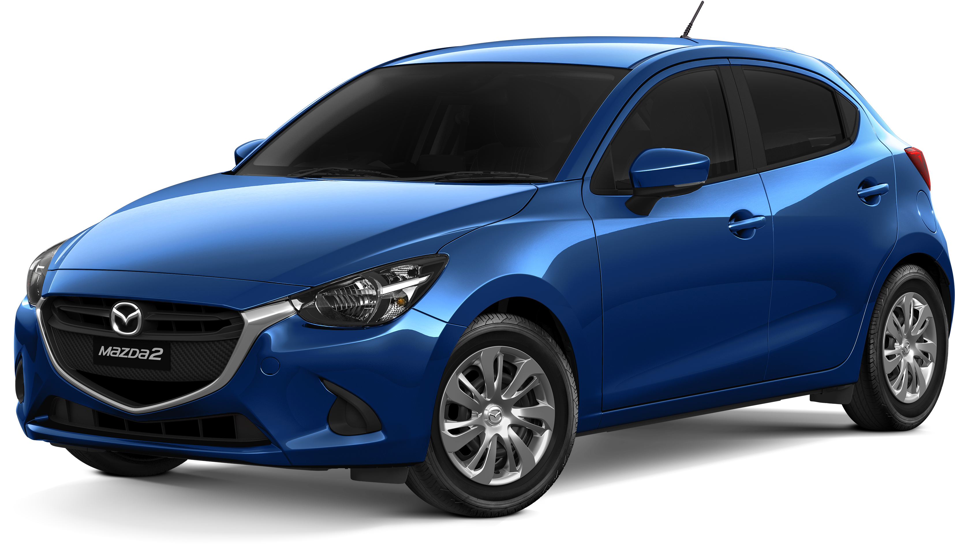 Maz12959 Mazda2 Neo Hatch Dynamic Blue Mica Front 3-4 (3600x3600), Png Download