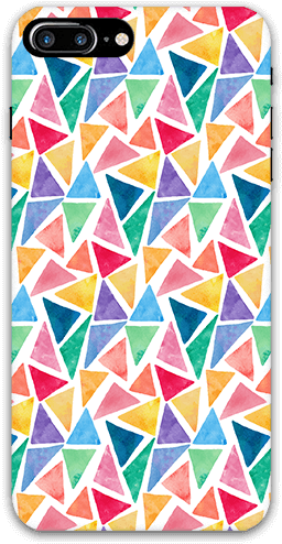 Watercolor Triangles Pattern Iphone 8 Plus Mobile Case - Lesson Planner: Teacher Lesson Planner Creative Teaching (600x600), Png Download