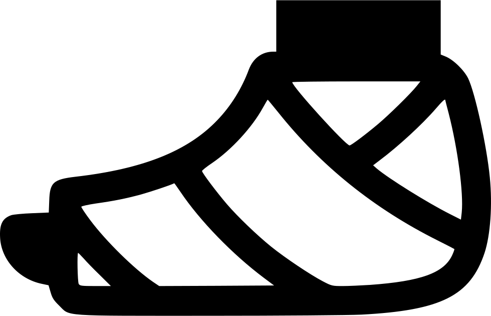 Broken Leg Cast Injury Bandage Treatment Comments - Bandage Png Icon (980x630), Png Download