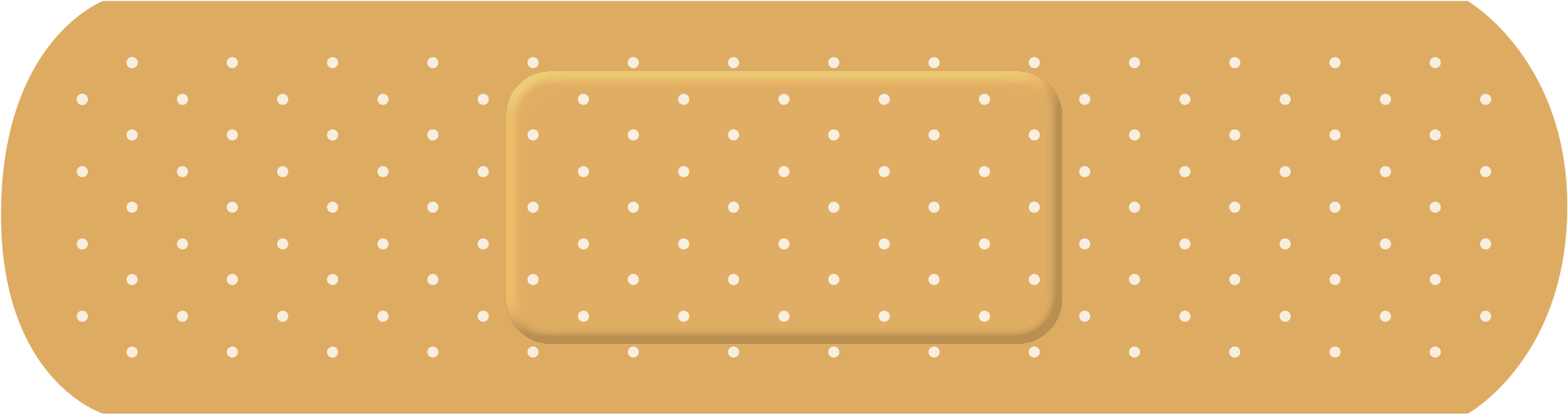 Open - Bandage Drawing Png (2000x545), Png Download
