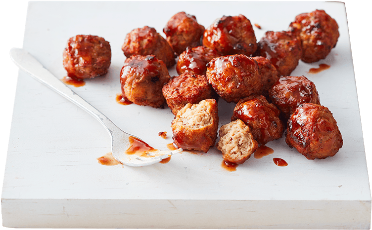 Bbq Chicken Meatballs - Bbq Chicken Meatballs Dominos (800x550), Png Download