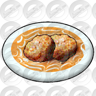 Cakes Picture For Classroom Therapy Use Great - Meatball (380x380), Png Download