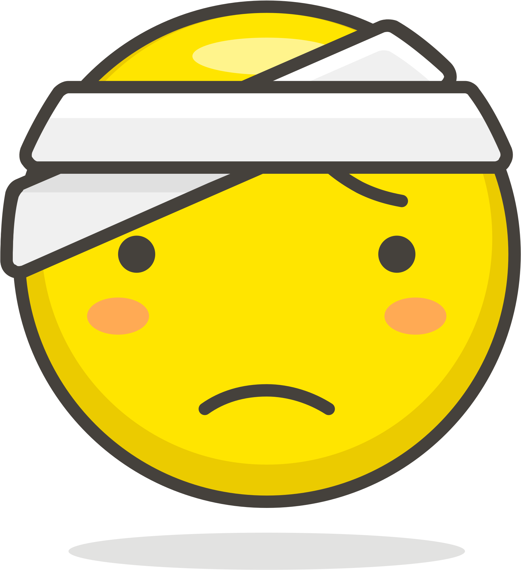 Open - Head Bandage Clipart (2000x2000), Png Download