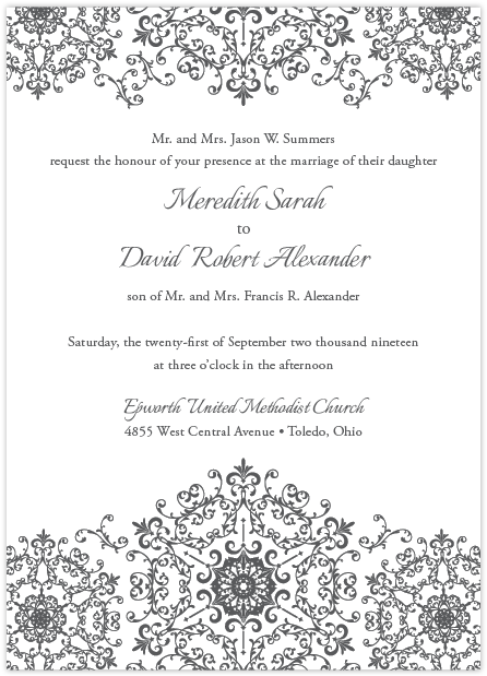 Modern Glamour - Invitation - Motif (800x800), Png Download