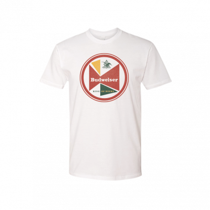 Budweiser Vintage King Of Beers Logo - Shirt Bitte Nicht Schubsen (415x415), Png Download