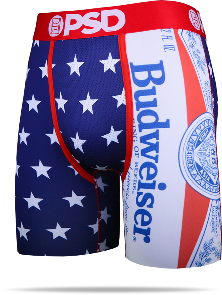 Budweiser Logo Men's Boxer Briefs - Flag Specialties Budweiser Classic Flag 3' X 5' Beer (1024x1024), Png Download