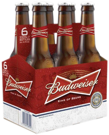 Budweiser Bottle - Budweiser Beer - 12 Pack, 12 Fl Oz Cans (800x800), Png Download