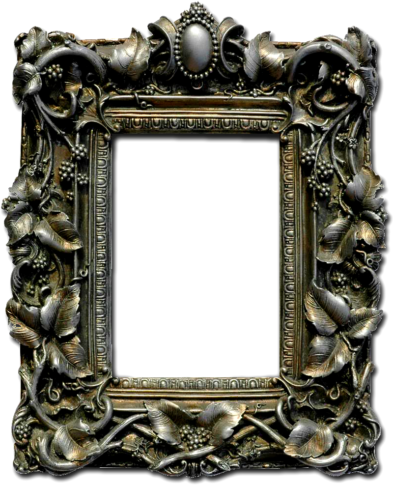 Free Gothic Cliparts, Download Free Clip Art, Free - Grayscale Frame (843x1024), Png Download