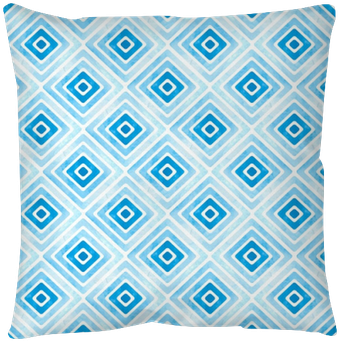 Watercolor Vector Rhombus Texture - Pillow (400x400), Png Download