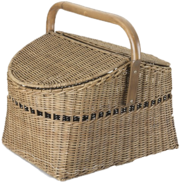 Picnic-basket - Picnic Basket (400x399), Png Download
