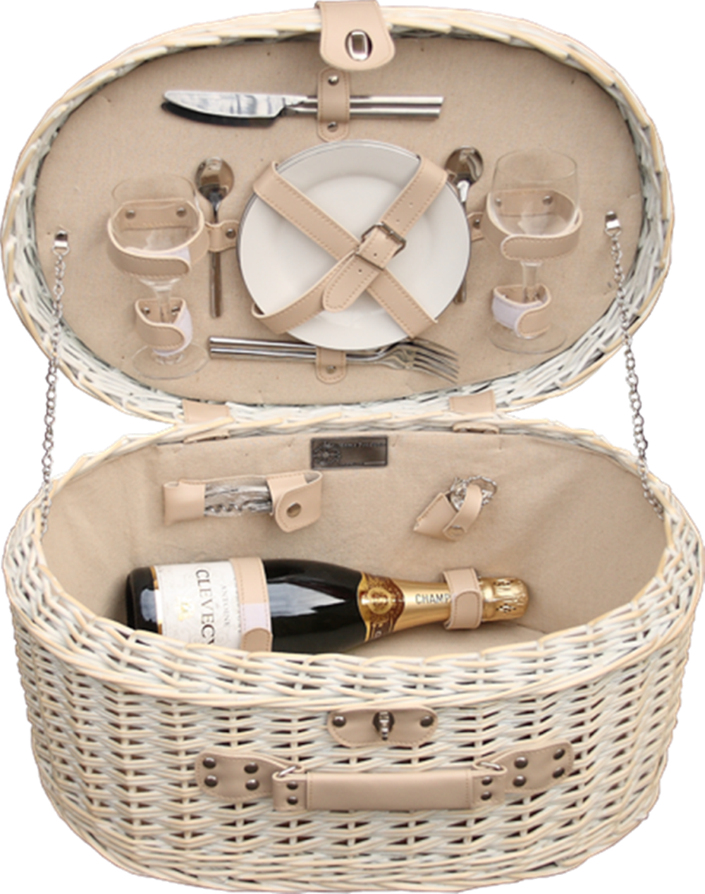 Grab Your Provence Oval Fitted Picnic Basket At A Great - Red Hamper Provence Oval Fitted Picnic Basket (1000x1268), Png Download