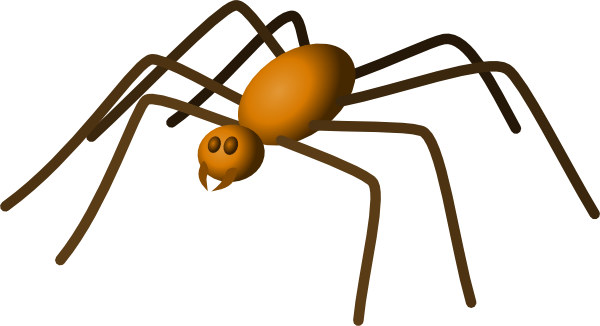 Halloween Hanging Spider Clipart Free Clipart Images - Daddy Long Legs Clipart (600x326), Png Download