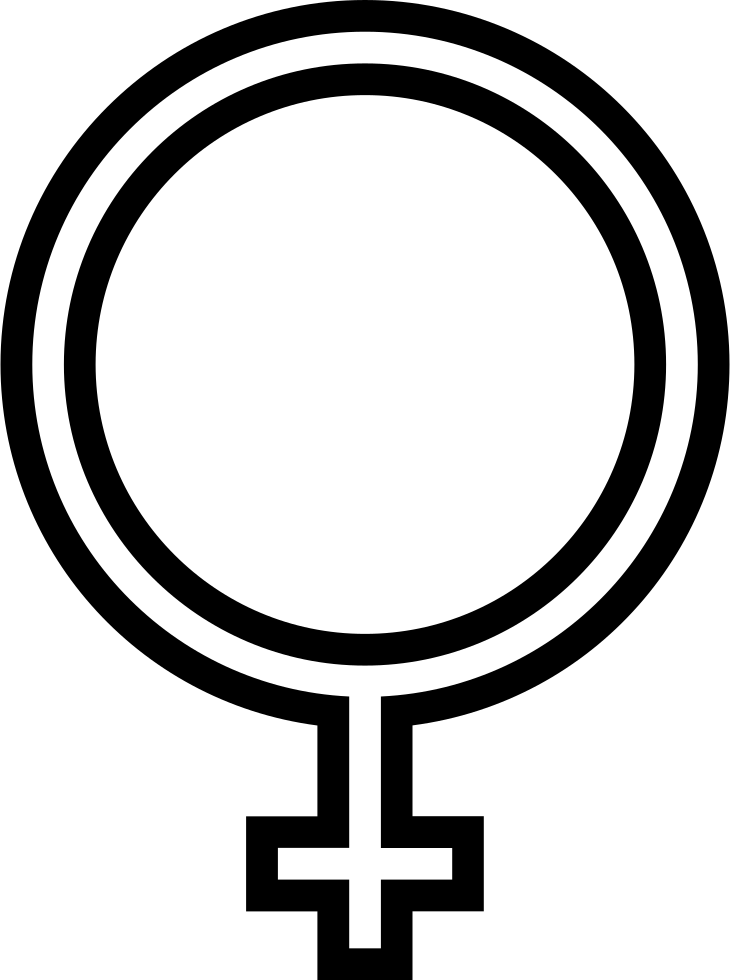 Female Gender Sign - Peace Symbol (730x980), Png Download