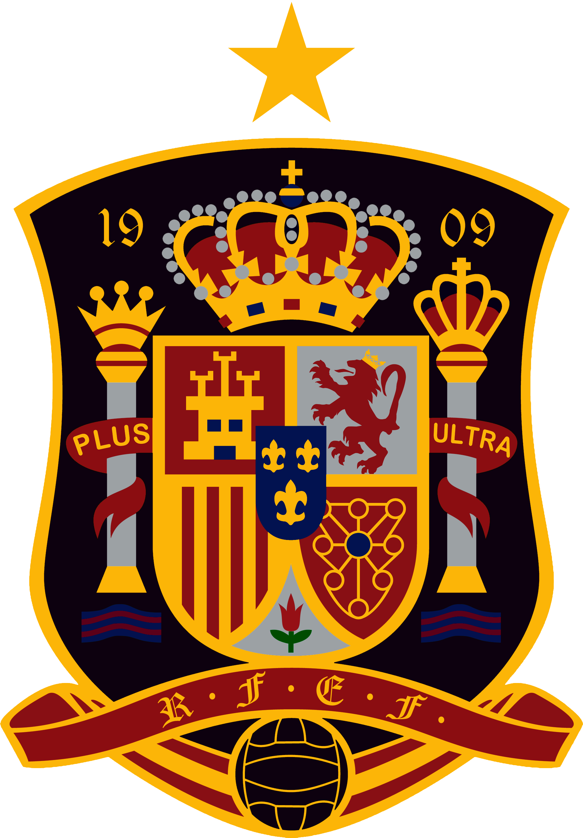 Spain National Football Team Logo [pdf] - Spain National Football Team (1952x2806), Png Download