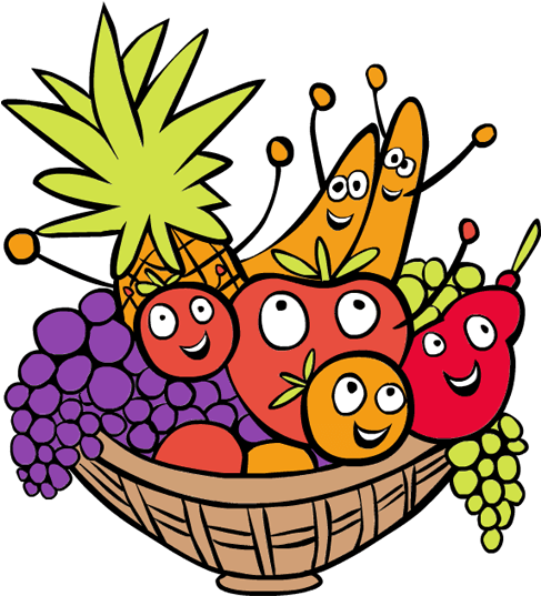 Fruit Tree Clipart At Getdrawings - Fruit Basket Images Clip Art (600x630), Png Download
