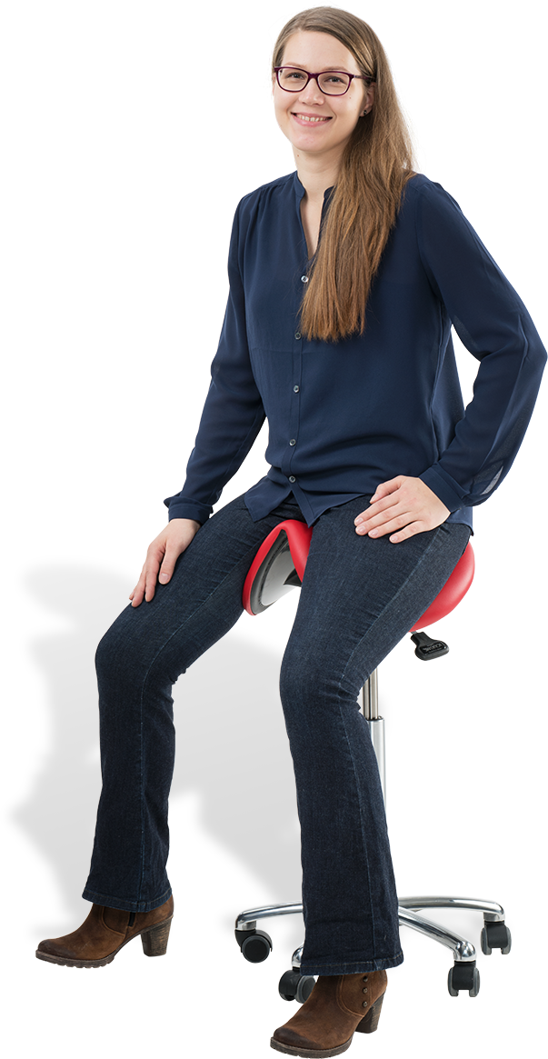 Ponychair® Saddle Chair - Saddle Chair (603x1165), Png Download