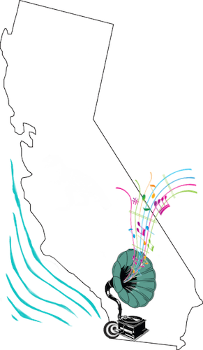 Songstruck Destination Wedding San Diego California - Music Art Greeting Cards (pk Of 10) (291x500), Png Download