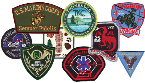 Embroidered Patches (500x277), Png Download