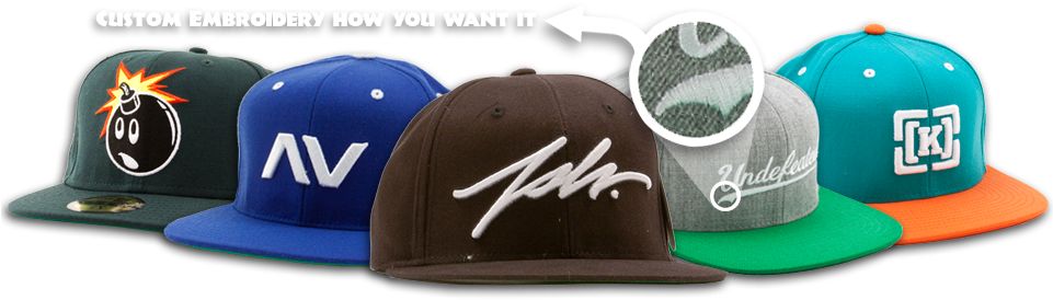 Embroidered Hats - Kr3w (960x295), Png Download