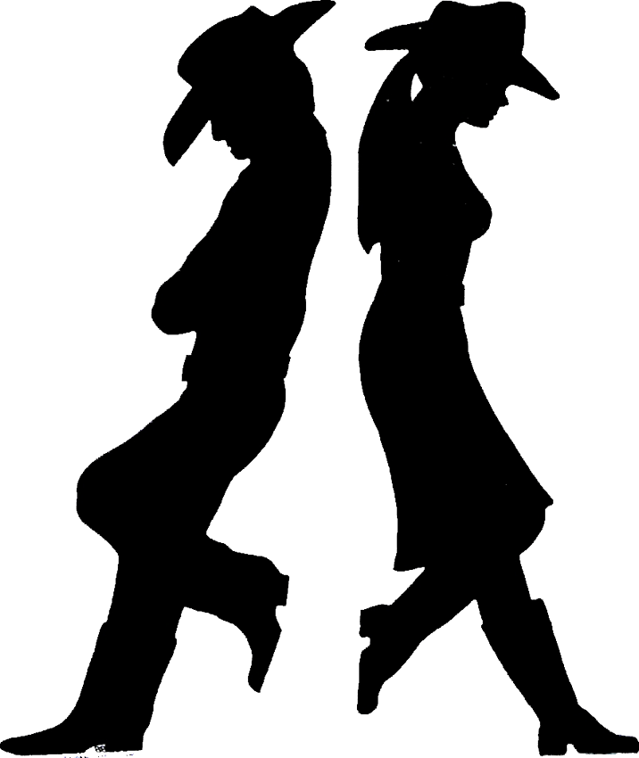 Western Pleasure Horse Silhouette - Cowboy Silhouette (716x850), Png Download