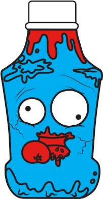 Terrible Tomato Sauce Blue - Grossery Gang Snot N Pepper (400x400), Png Download