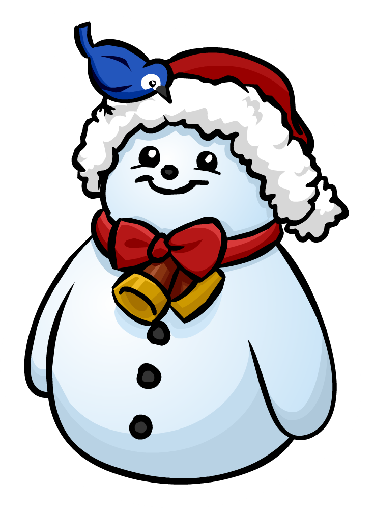 Snowman Pin Holiday Party - Club Penguin Wiki Snowman (735x999), Png Download