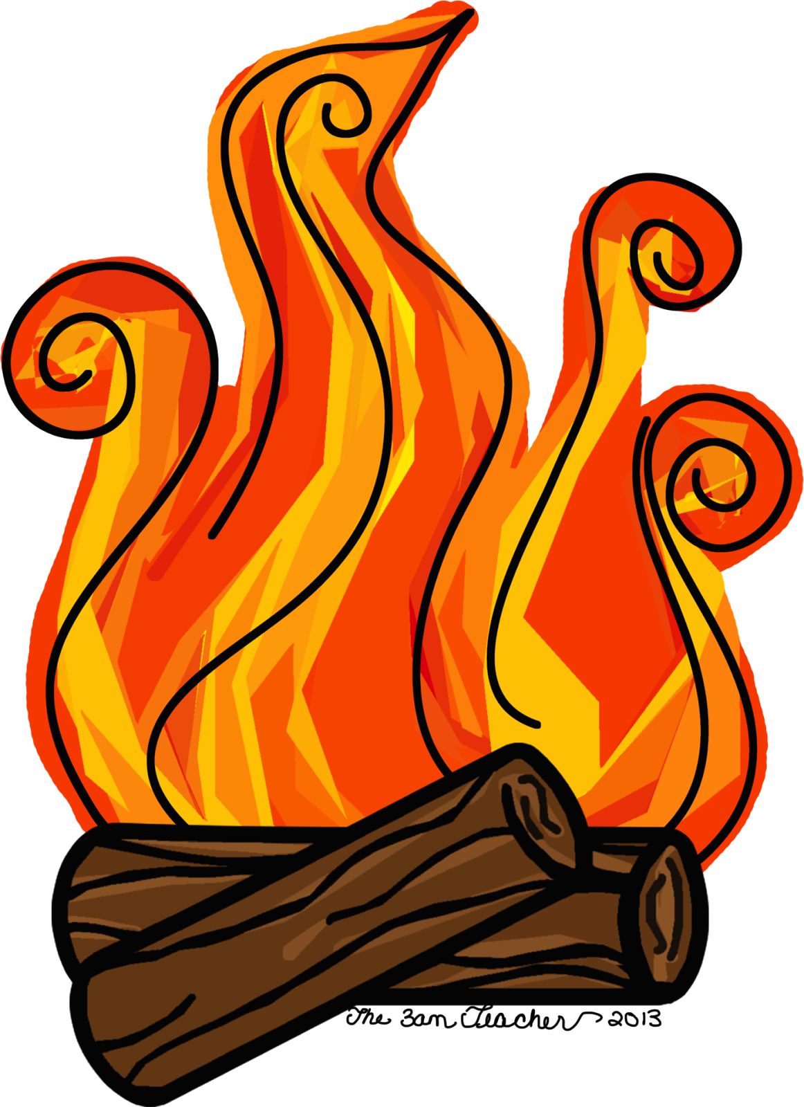 Campfire Clipart Fireplace Fire - Fireplace Clipart (1162x1600), Png Download