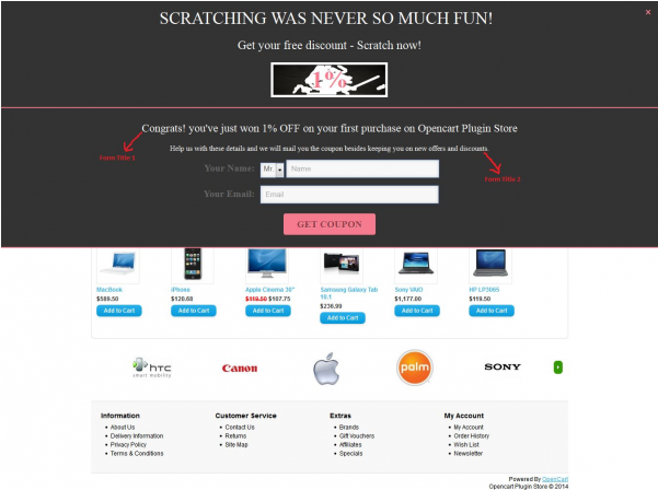 Opencart Coupon Code - Opencart (600x600), Png Download