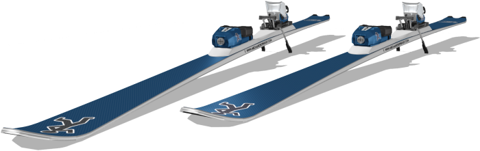 Skis-equipment - Skis Png (700x221), Png Download