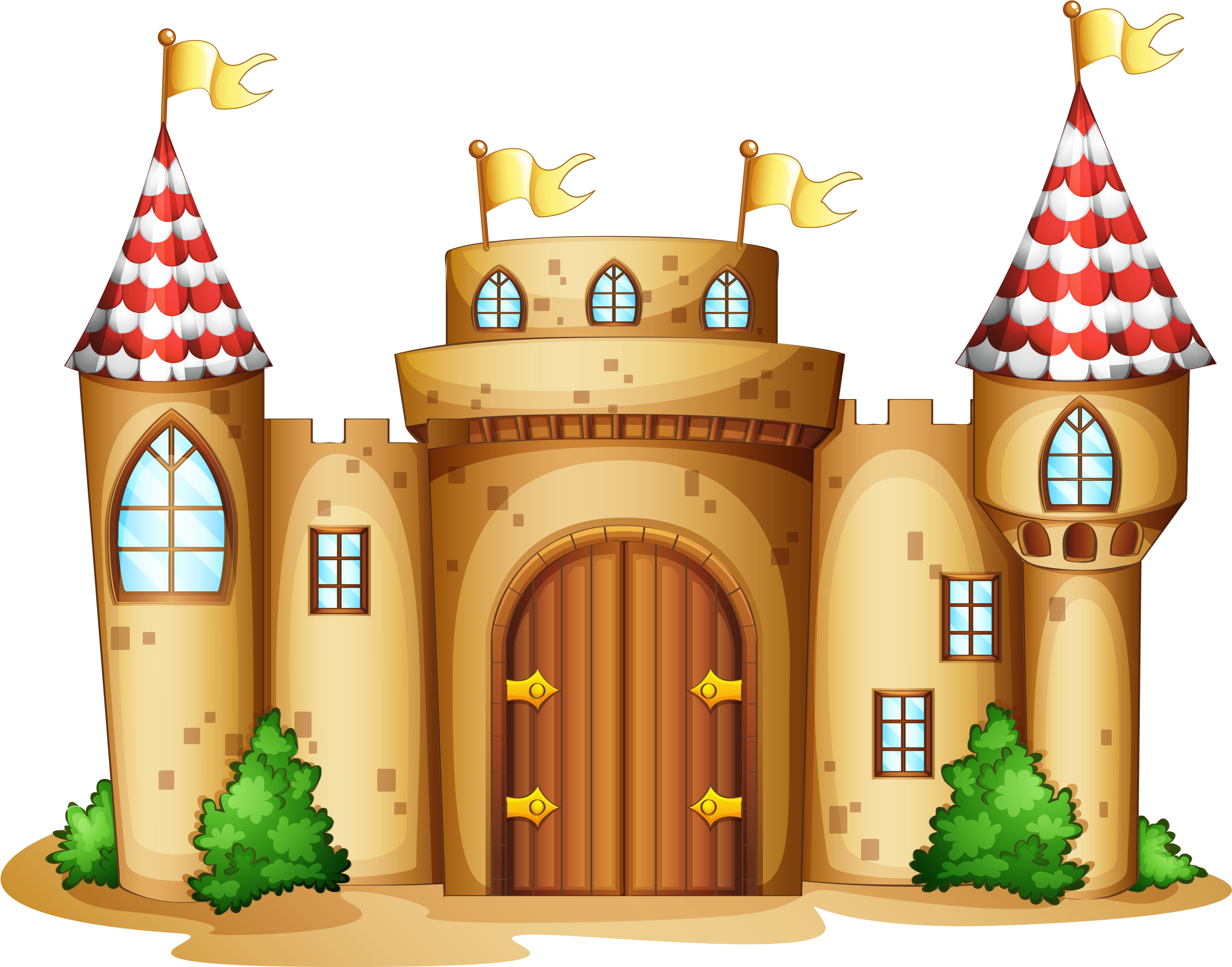 Palace Cartoon (4472x3593), Png Download