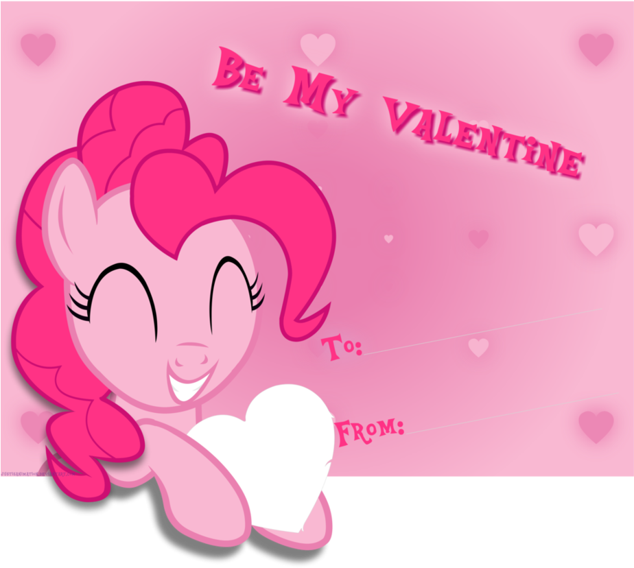 Justisanimation, Bronybait, Cute, Heart, Pinkie Pie, - Pinkie Pie Valentine (923x865), Png Download