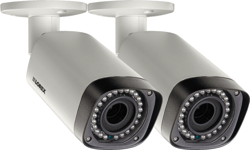 Indoor/outdoor Security Cameras With Motorized Lenses - Indoor & Outdoor Hd Ip Security Camera (900x600), Png Download