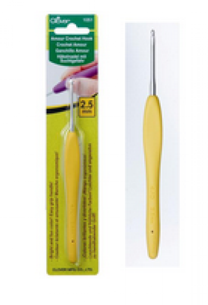 Clover Amour Easy Grip Crochet Hook - Clover Amour Crochet Hook, Size G (800x600), Png Download