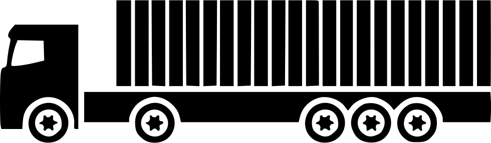 Clip Freeuse Stock Svg Png Icon Free Download Comments - Container Truck Icon Png (980x286), Png Download
