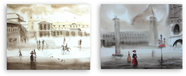 Rocfern International Woodbridge, Ontario,original - Painting (637x266), Png Download