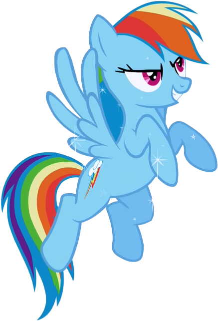 Source - Http - //www Mart - Com/files/3/rainbow Dash - Transparent My Little Pony Png (693x719), Png Download