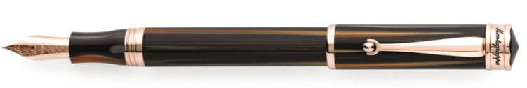 Brown Emperador - Ducale Ballpoint Pen Rose & Black (750x750), Png Download
