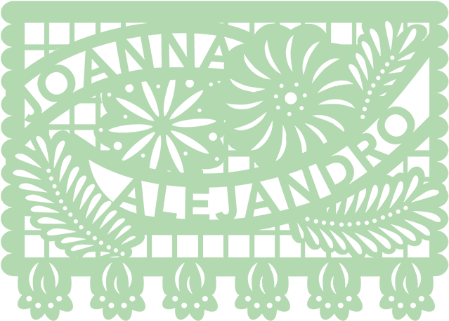 Papel Picado Para Boda - Diseño De Papel Picado (638x474), Png Download