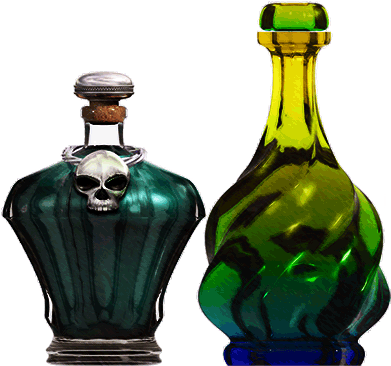 Items, Shops And Vendors - Potion Bottle Clip Art (400x383), Png Download