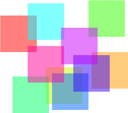 Colores Semi-transparentes En Css Con Hsla - Material De Colores Transparentes (428x378), Png Download