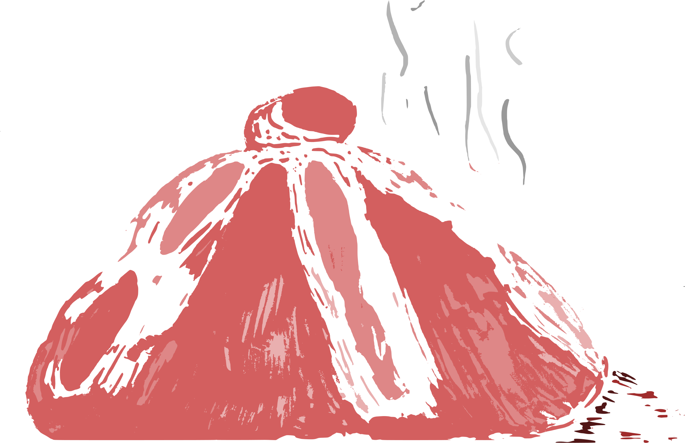 Pan De Muerto Bread Clip Art - Pan De Muerto Png (2400x1697), Png Download