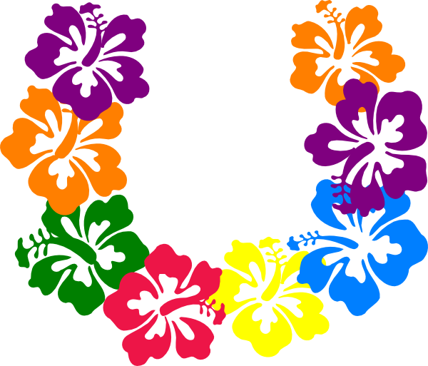 Stitches Clipart Hawaiian ~ Frames ~ Illustrations - Hibiscus Clip Art (600x513), Png Download