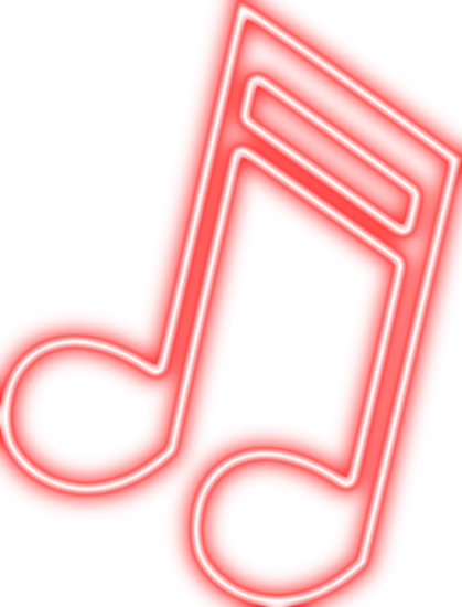 Notas Musicales Fluo - Notas Musicales A Color (419x550), Png Download