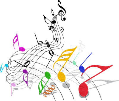 Notas Musicales - Music Note Abstract Png (400x339), Png Download