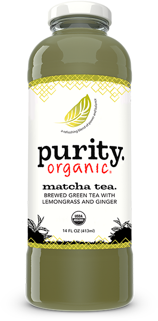 Po Matcha Lemongrass - Purity Organic Superjuice Kale Coconut W-a-t-e-r Apple (339x699), Png Download