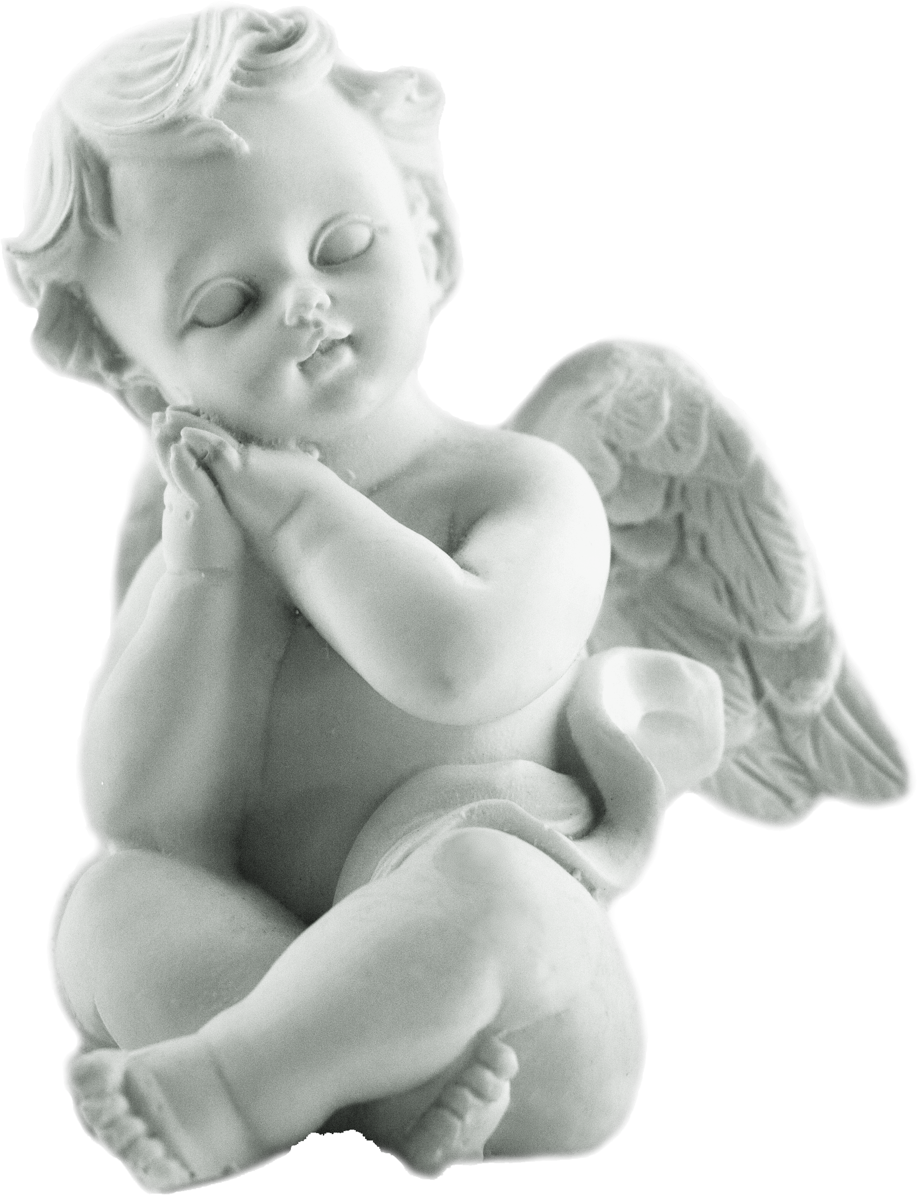 Vector Free Stock A Of White Angel Free Image - Baby Angel Statue Png (2526x2850), Png Download