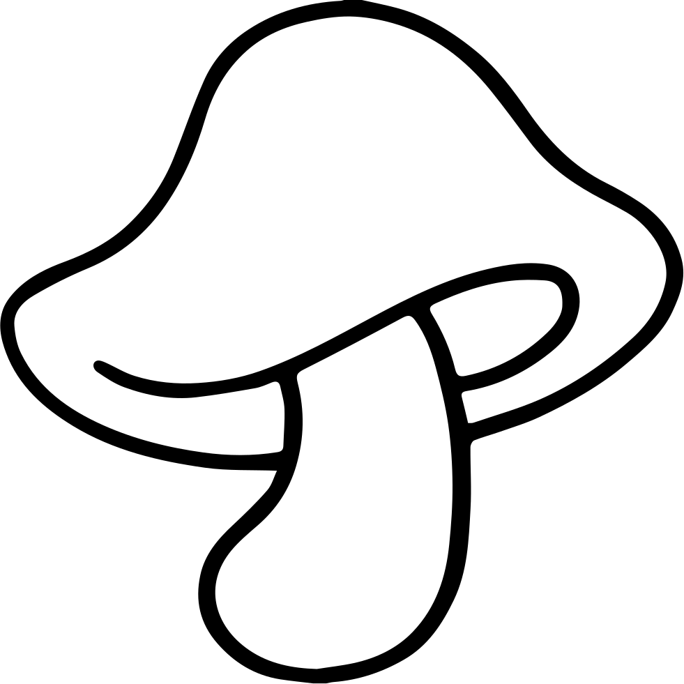 Mushrooms Comments - Scalable Vector Graphics (981x981), Png Download