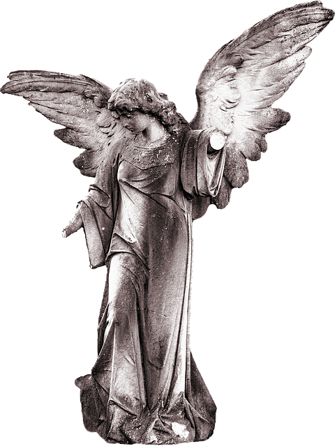 Angel Statue Stickers Messages Sticker-5 - Angel Statue Transparent Background (480x640), Png Download